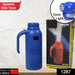 Compact wireless Bluetooth speaker with a convenient hand strap, ideal for carrying.