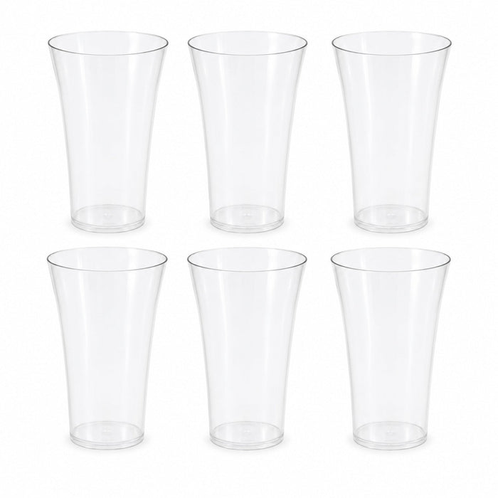 Plastic Juicy Glasses Set – 300ml Unbreakable | Serve Stellar