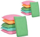 Pack of 12 scratch-proof scrubber pads for effective kitchen cleaning.