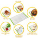 CookAura portable roll-up dish drying rack, shown in a modern kitchen setting.