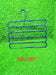 Practical design of the 5-layer plastic hanger, showcasing its utility for small spaces.